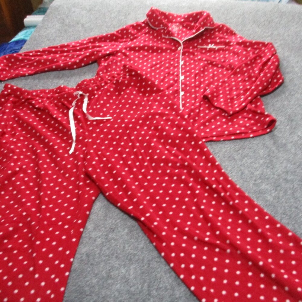 Croft & Barrow Faux Fur Pajama Set. Red size XXL Women's